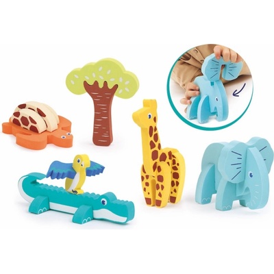 Ludi Puzzle pěnové 3D Zvířátka