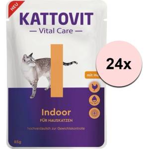 KATTOVIT Vital Care Indoor пастет пиле 24 x 85 г