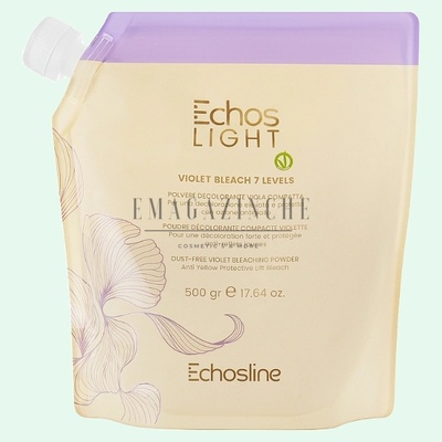 Echosline Italy EchosLine Обезпрашена виолетова супра с кератин и нар 500 гр. Technical products Dust-Free Bleaching Powder - Violet (0424591)