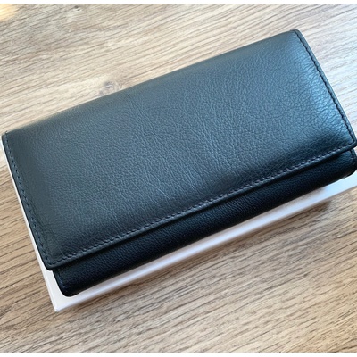 ПОРТМОНЕ ОТ ЕСТЕСТВЕНА КОЖА ЧЕРНО - МОДЕЛ l5231