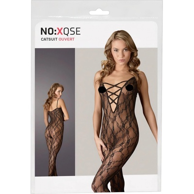 Čierny overal Catsuit