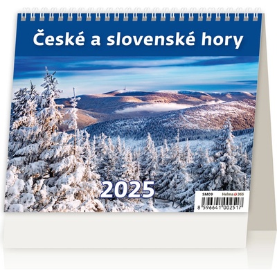 České a slovenské hory stolní autor neuvedený 2025