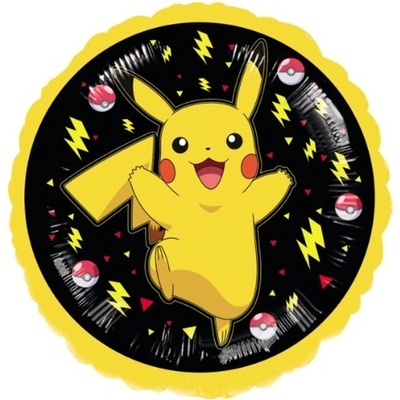 Anagram Fóliový balónek kruh 43cm Pokemon Pikachu