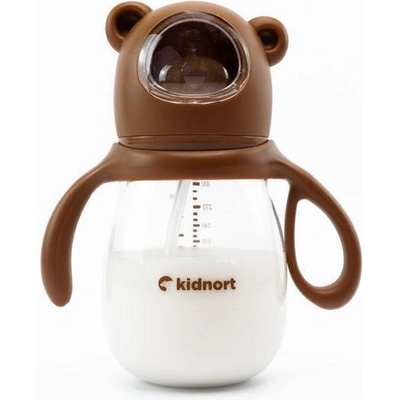 Kidnort kojenecká lahev Jordbaer hnědá 300 ml