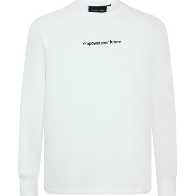 Criminal Damage Тениска Criminal Damage Men's Fire Ice Long Sleeve T-Shirt - White