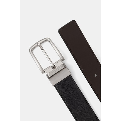 Emporio Armani двустранен колан мъжки от кожа (EM007172.AF29130)