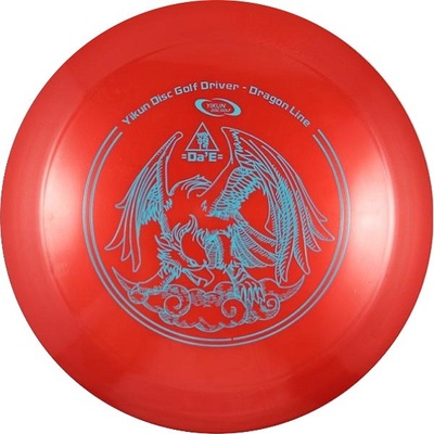 Discgolf View Driver Dragon Line červený