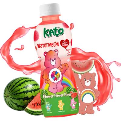 Kato Care Bears Watermelon Juice With Nata De Coco Jelly 320 ml