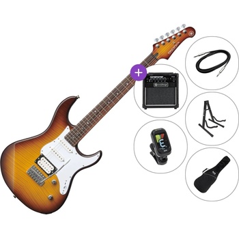 Yamaha Pacifica 212V FM SET 2 Tobacco Brown Sunburst Електрическа китара