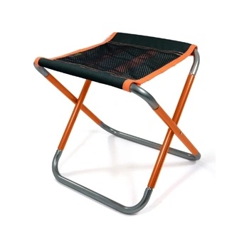BasicNature Сгъваем стол Compact 2.0 черен / оранжев (591512)