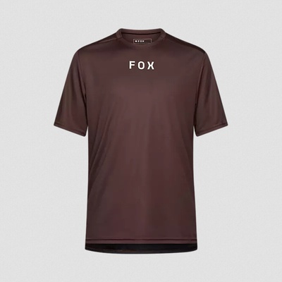 Fox pánsky Ranger Ss Wordmark Cocoa