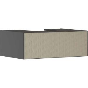 Hansgrohe Xevolos E - Шкаф за мивка, 28x78x55 см, 1 чекмедже, матово сиво/текстуриран бронз 54312390 (54312390)