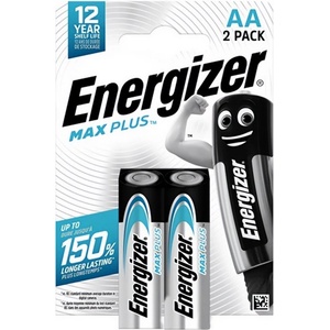 Energizer max plus батерия с дълъг живот aa, алкална, 2бр. /пакет (e303321600)