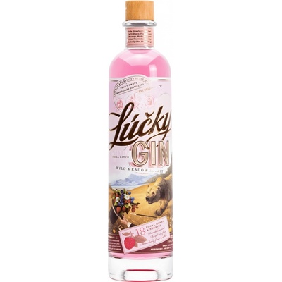 Lúčky Gin Pink 37,5% 0,7 l (holá láhev)