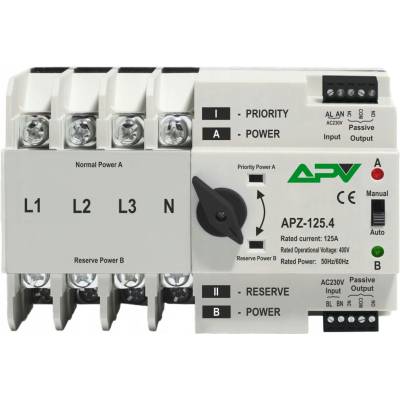 Automatický přepínač Adelid 4P 125 A 400 V IP20