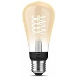 Philips White Filament E27 Small Edison lamp, 7.2W, dimmable, warm white light, controllable via app, compatible with Amazon Alexa (Echo, Echo Dot), pack of 1 - 929003051701 - mallbg