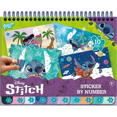Totum nalepování podle čísel Stitch