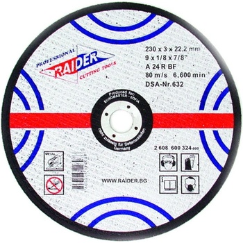 Raider Диск за метал 115х3.2х22.2mm (0160101)