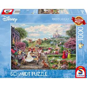 Schmidt Spiele Пъзел Schmidt от 1000 части - Пепеляшка, И заживели щастливо (58038)