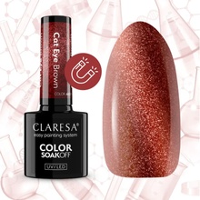 Claresa Gel-lak Cat eye Brown 5 g