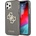 GUESS Гръб Guess TPU Big 4G Full Glitter Case за iPhone 12/12 Pro - Черен