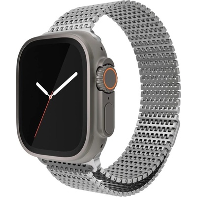 NEXT ONE Метална каишка за Apple Watch 45/49MM от NEXT ONE - сребриста (K-AW-4549-MESH-SL)