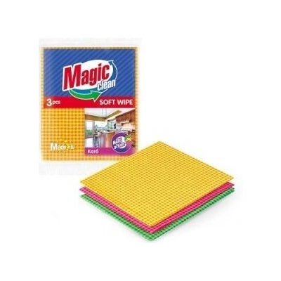 Magic Clean Megic Clean Soft Wipe Универсална почистваща кърпа 3 броя (KSSF9101)
