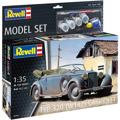 Revell Plastic ModelKit auto 03354 Typ 320 W142 Cabriolet 1:35
