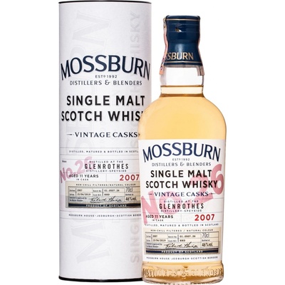 Mossburn Vintage Casks Glenrothes 11y No. 26 46% 0,7 l (tuba)