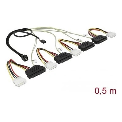DeLock Kábel mini SAS HD S 0.5m 83390