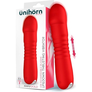 Image 1 of INTOYOU Ünihörn MaryGold Up&Down Thrusting Vibrator Red