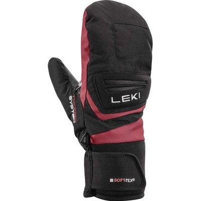 Leki Griffin 3D Junior Mitt detské lyžiarske rukavice čierna/ružová