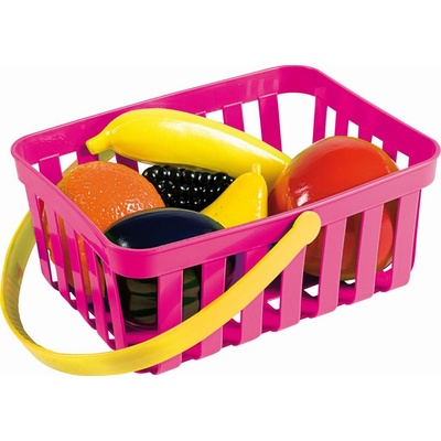 Androni Nákupní košík s ovocem 6 kusů, růžový – Zboží Dáma