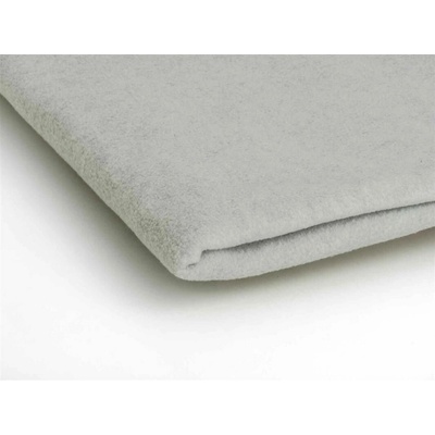 Polar fleece látka 200 g/m², šířka 150 cm, světle šedý melanž, metráž