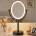 EGLO 201599 - Козметично огледало с LED подсветка LED/4W/4xAA IP65 черно (EG201599)