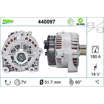 Alternátor VALEO 440097