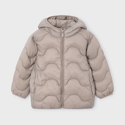 MAYORAL Преходно яке мека материя в сиво-бежов цвят за мини момиче Mayoral