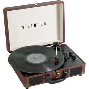 Victrola Journey+ Dark Brown Portable грамофон (5060647651008)