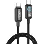 XO NB-Q312A кабел за данни Type-C - Type-C, 100 см, ЧЕРЕН (NB-Q312A)