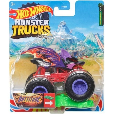 Mattel Hot Wheels Monster Trucks Kaskadérske kúsky Battitude