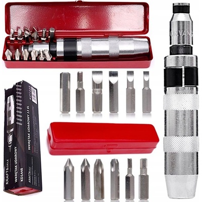 Úderový rázový šroubovák sada 13ks KD1448 KRAFT&DELE
