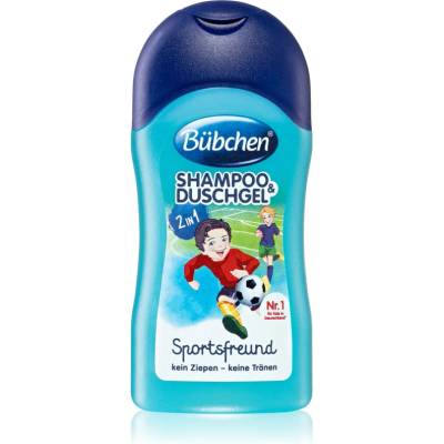 Bübchen Kids Shampoo & Shower II шампоан и душ гел 2 в 1 малка опаковка Sport´n Fun 50ml