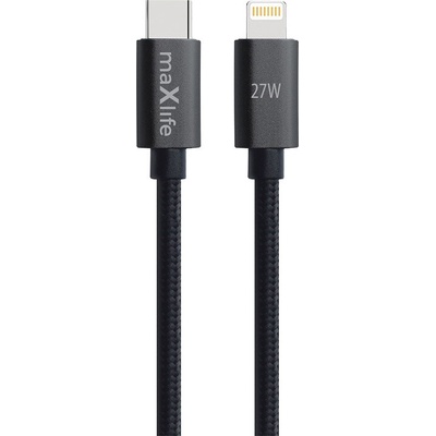 Maxlife MXUC-12 USB-C Lightning 2m černý