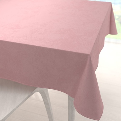 Biante Sametový čtvercový ubrus Velvet Premium SVP-033 Starorůžový 100x100 cm