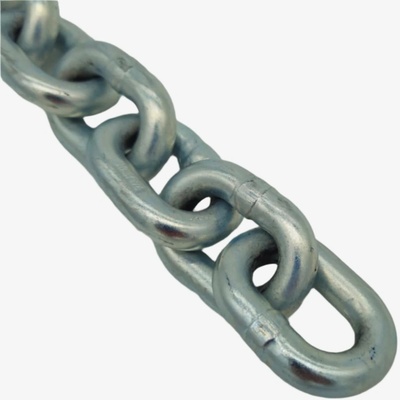 Řetěz krátký článek DIN 766, galvanicky pozinkovaný 5x18,5mm, 300kg