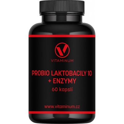 Vitaminum Probiotika 10 + enzymy 250 mg 60 kapslí