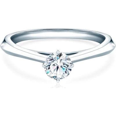 SAVICKI Годежен пръстен The Light: платина, диамант