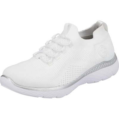 RIEKER Спортни обувки Slip On 'M5074' бяло, размер 42