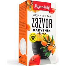 Popradský Wellness čaj zázvor rakytník + šípky 18 x 2 g