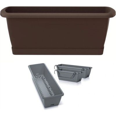 Prosperplast Květináč 59,3 x 19 x 14 cm plast béžový
